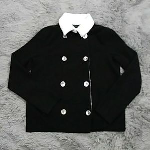 Lauren Ralph Lauren preppy black sweater large